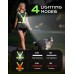 Cuvccn LED Reflective Vest Super Bright Lighting, 360° Visible Running Light for Runners, Waterproof Adjustable Reflective Running Vest Headlamp for Men/Women/Kids Night Walking/Running/Cycling