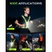 Cuvccn LED Reflective Vest Super Bright Lighting, 360° Visible Running Light for Runners, Waterproof Adjustable Reflective Running Vest Headlamp for Men/Women/Kids Night Walking/Running/Cycling